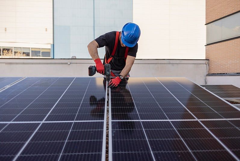 solar panel installation